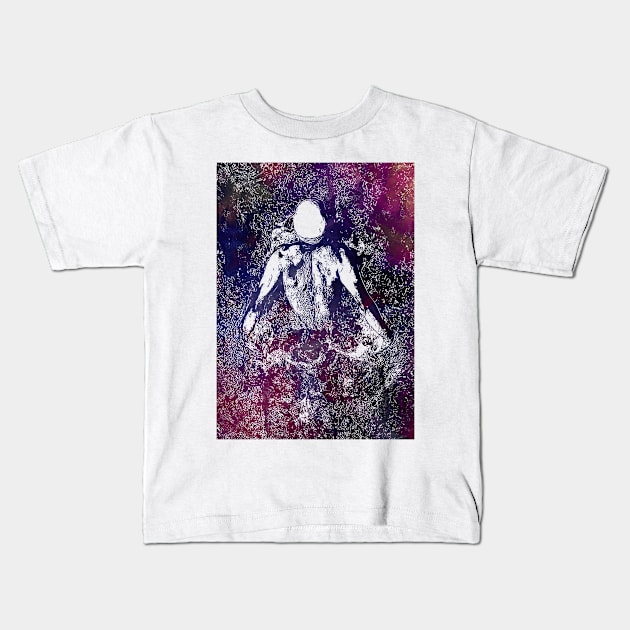 Swimmer sport art Kids T-Shirt by JBJart